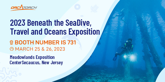 OrcaTorch 2023 Beneath the Sea Dive, Travel and Oceans Exposition