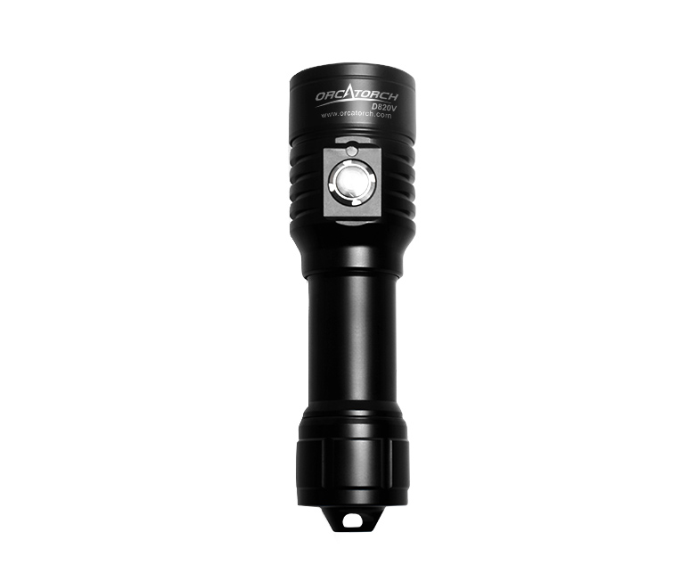 OrcaTorch D820V 120 degrees super wide floodlighting underwater flashlight 