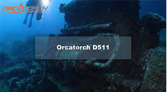 OrcaTorch D511 Dive Torch Max 2200 Lumens for Underwater Activities