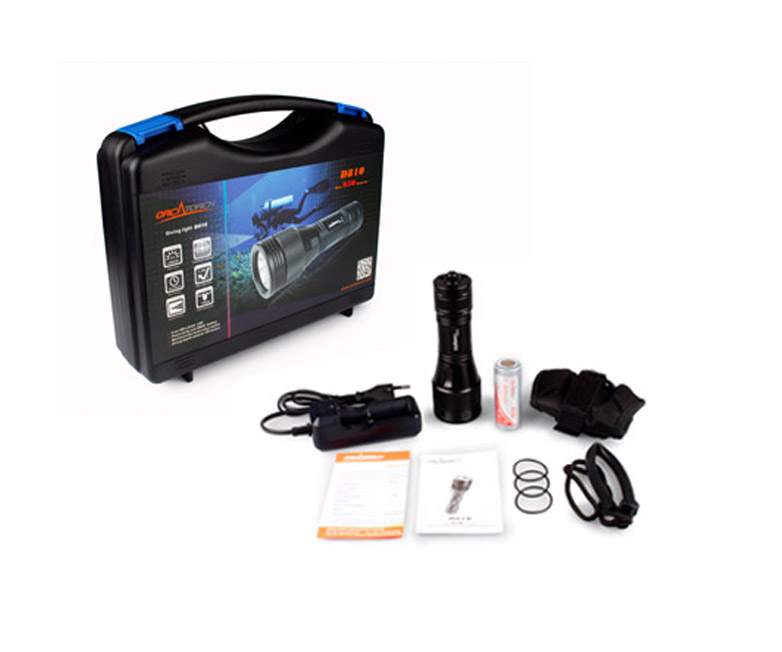 OrcaTorch D810V underwater video light box