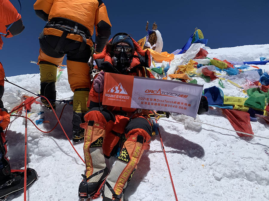 ORA climbed Mount Everest in 2021