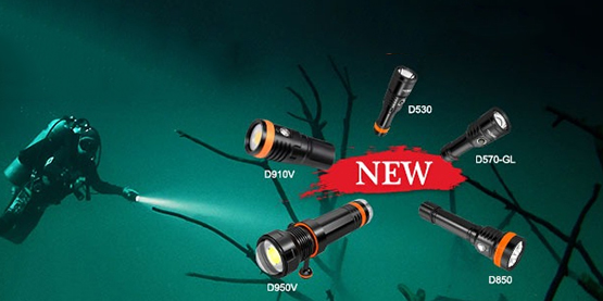 OrcaTorch New Dive Lights Released at DEMA Show 2018