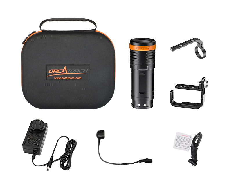 OrcaTorch D920 handheld cordless dive light
