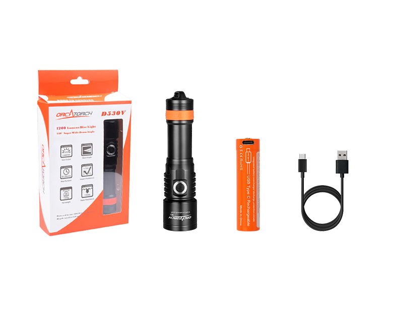 D530V green dive light package