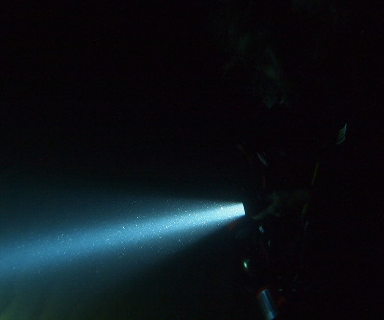 impressive diving flashlight for lighting 