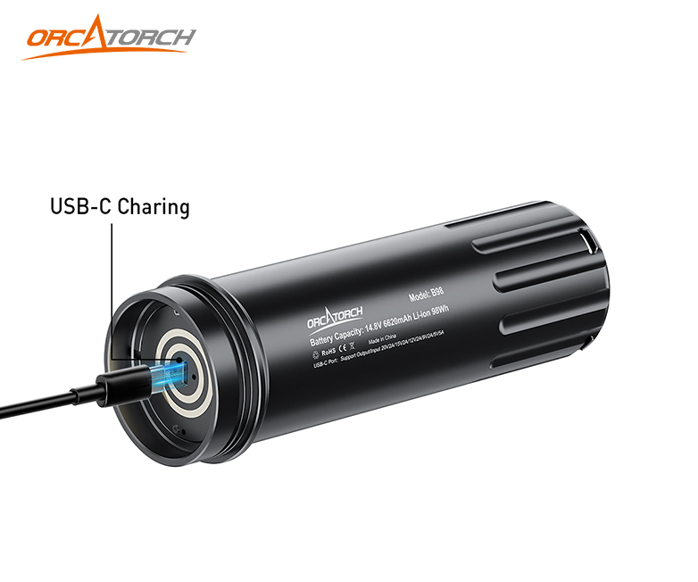 OrcaTorch FlexDive SeriesDive Light Battery pack