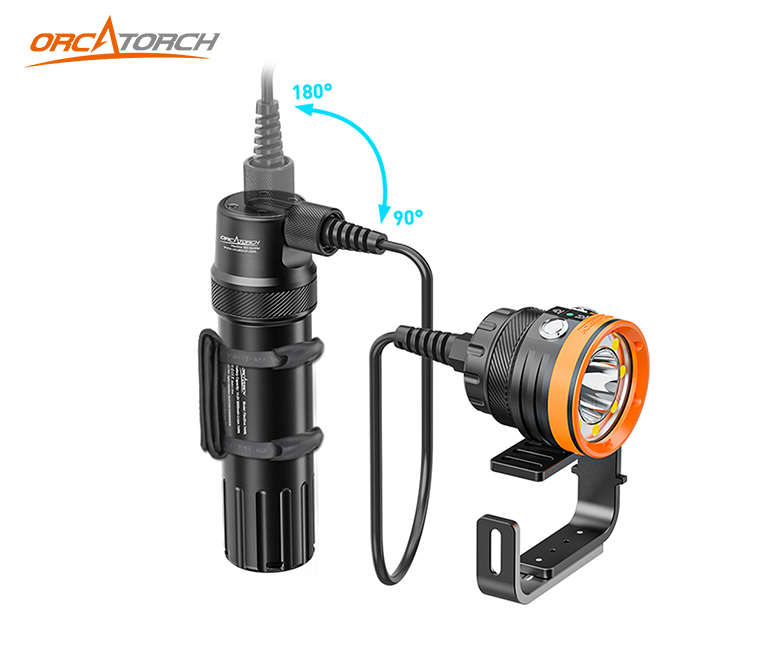 OrcaTorch FlexDive Canister Dive Light