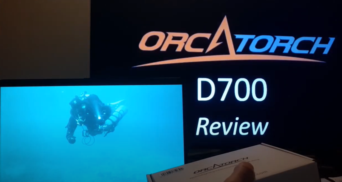 OrcaTorch D700 Scuba Diving Light Review